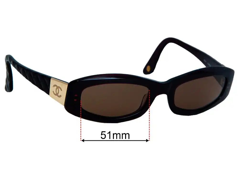 Chanel 5014 51mm Replacement Lenses by Sunglass Fix™